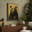Bear's Gaze Rustic - Wrapped Canvas-2023659796-2023659822