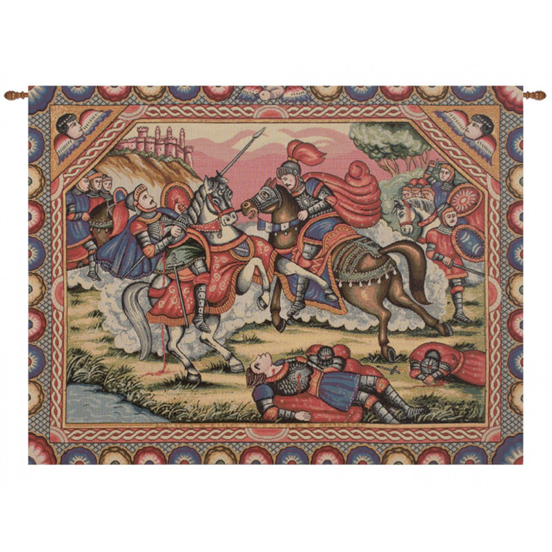 Italian Loom Woven Cotton Blend Wall Hanging