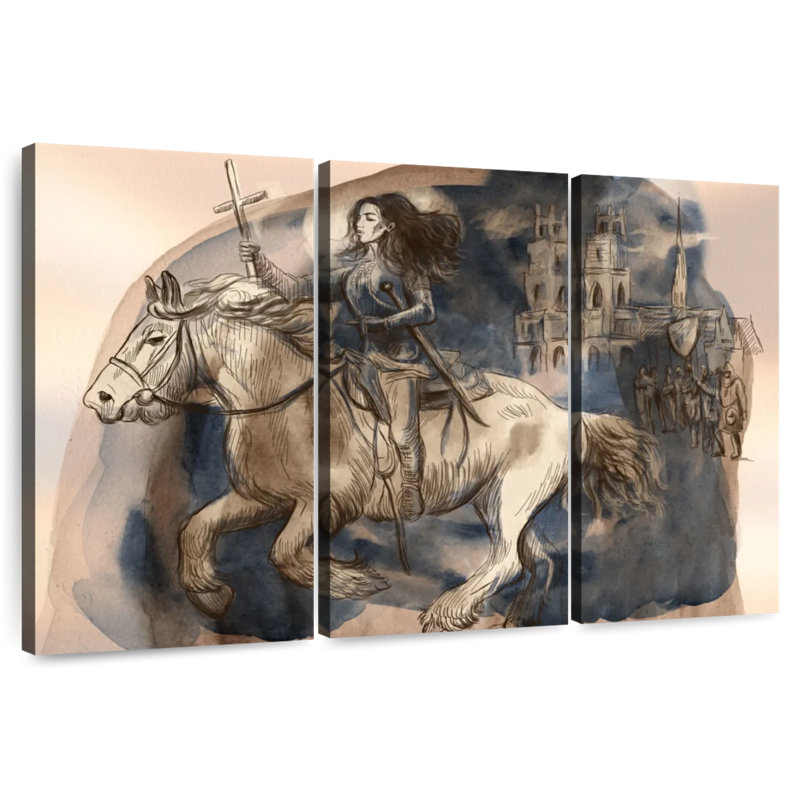 Leisha Joan Of Arc, 32" H x 50" W