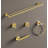 5 Piece Bathroom Towel Rack Set Wall Mount-111097607