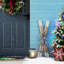 Décor de ski de Noël 35 po en bois / galvanisé-1530801997