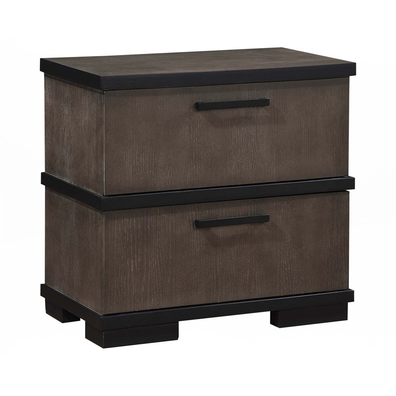 Table de chevet 2 tiroirs 1pc
