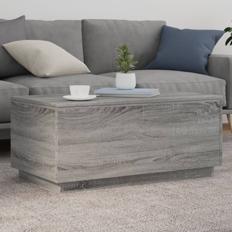 Caolain Block Coffee Table, Grey Sonoma