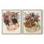 Bouquet mauve dans une théière I - reproduction encadrée de qualité supérieure - prête à être accrochée - aucun clou requis - aucun clou requis-2070850026-2070850027
