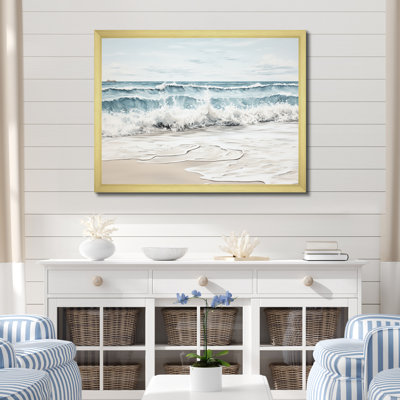 «Alivianna Beach Minimalisme Landscape III», reproduction sur toile