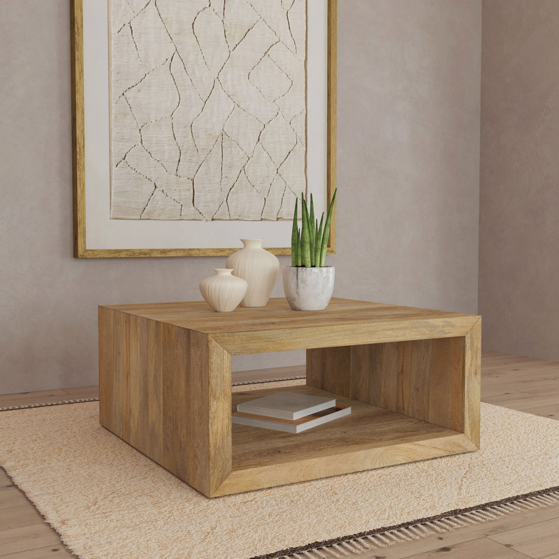 Mesa Natural Square Coffee Table