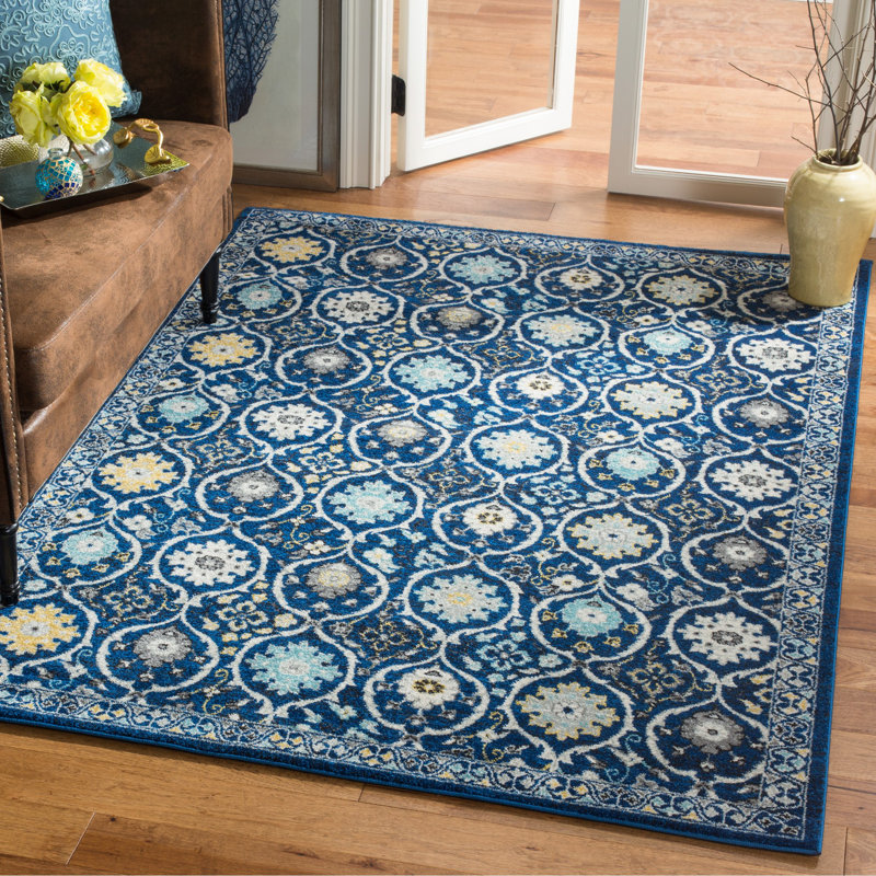 Tapis oriental royal / ivoire Osakis, Rectangle 4 pi x 6 pi