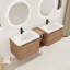 Ensemble de meuble-lavabo mural 68 po Modern