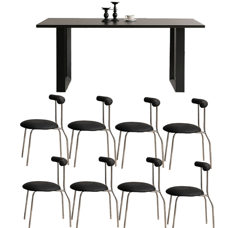 Table de salle à manger Minimalist, H 29,5 po x L 86,6 po x l 39,4 po