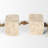 Beige Paper Mache Cube Garland