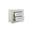 Table de chevet Modern 2 avec finition blanche et touche de luxe contemporaine