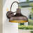 Outdoor Dusk To Dawn Gooseneck Barn Light – Oil Rubbed Bronze Wall Sconce, Farmhouse & Industrial Style, 13.5" H, 1-Pack-642995347