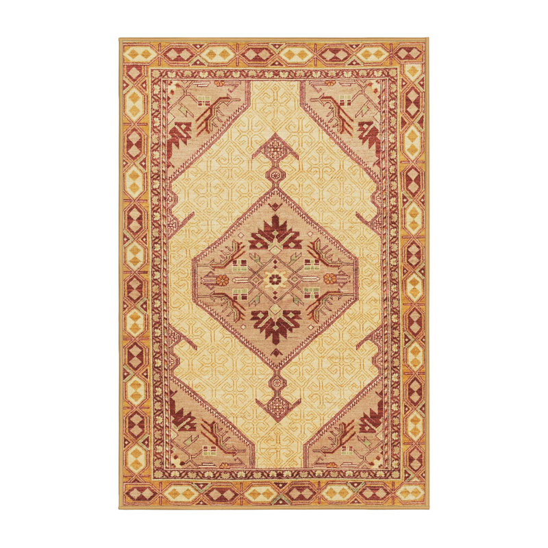Abstract Indoor Rug, Rectangle 2' x 4'