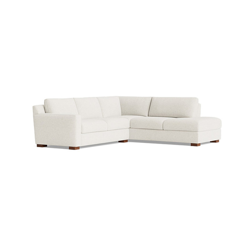 Catalina Sectional, Performance Weave - Carrot, Right Hand Facing