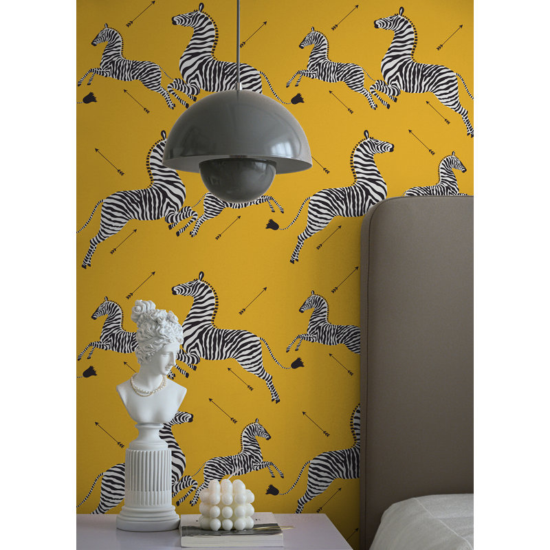 Papier peint adhésif zèbre Safari, Rayon de soleil