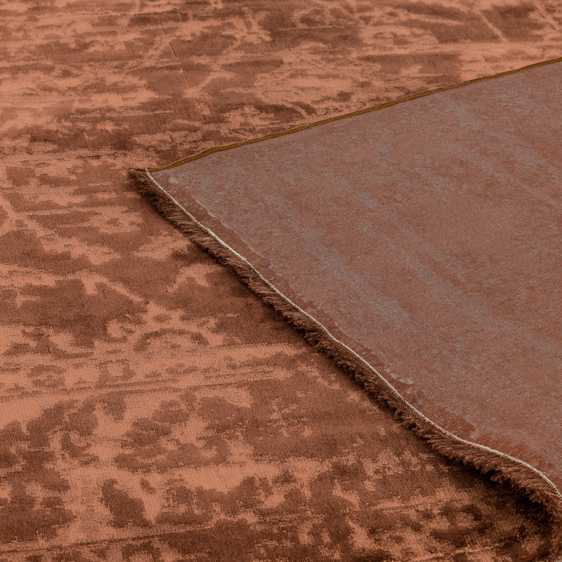 Alessandra Washable Persian Rust Rug, Rectangle 120 x 180cm
