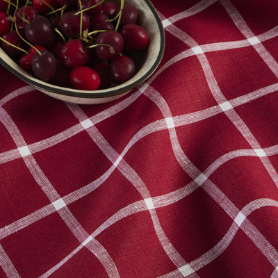 Windowpane - 100% Pure Linen Dinner Napkins