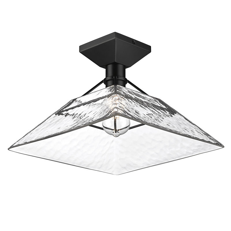 Sushmita Glass Semi Flush Mount