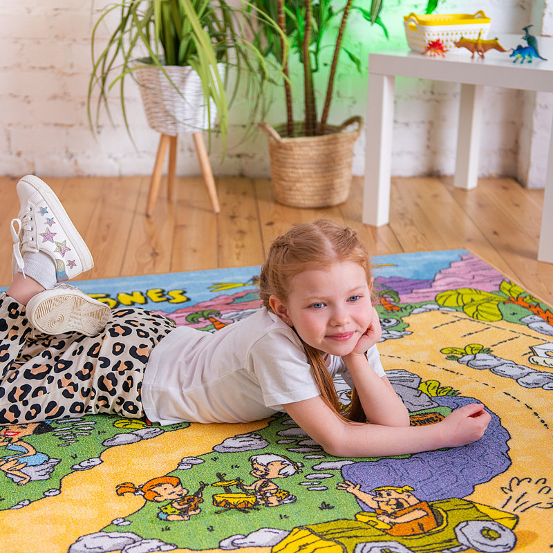 Harry Potter Wizarding World Activity Educational Learning Game Non Slip Kids Rug Classroom Playroom, Rectangle 5'3" x 6'6"