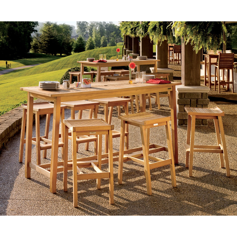 Dartmoor Outdoor Bar Stool, Natural