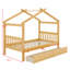 Lit en bois avec tiroirs-345080060