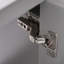 Petit meuble-lavabo moderne de 20 pouces avec lavabo en céramique, grand rangement, 1 porte à fermeture en douceur-1379689038