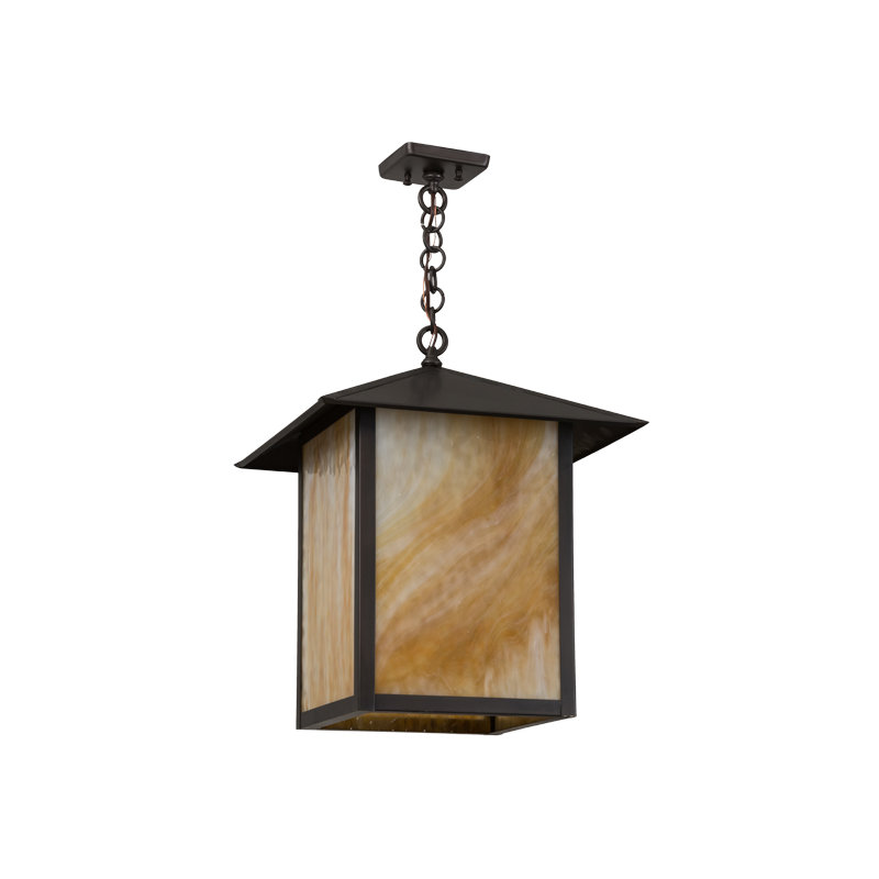 Luminaire suspendu rectangulaire 1 lumières lanterne Seneca Prime
