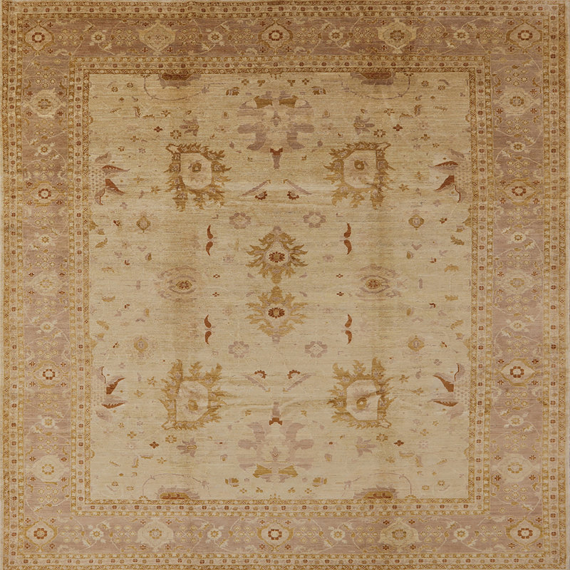 Tapis beige Gulliver, Carré 8 pi