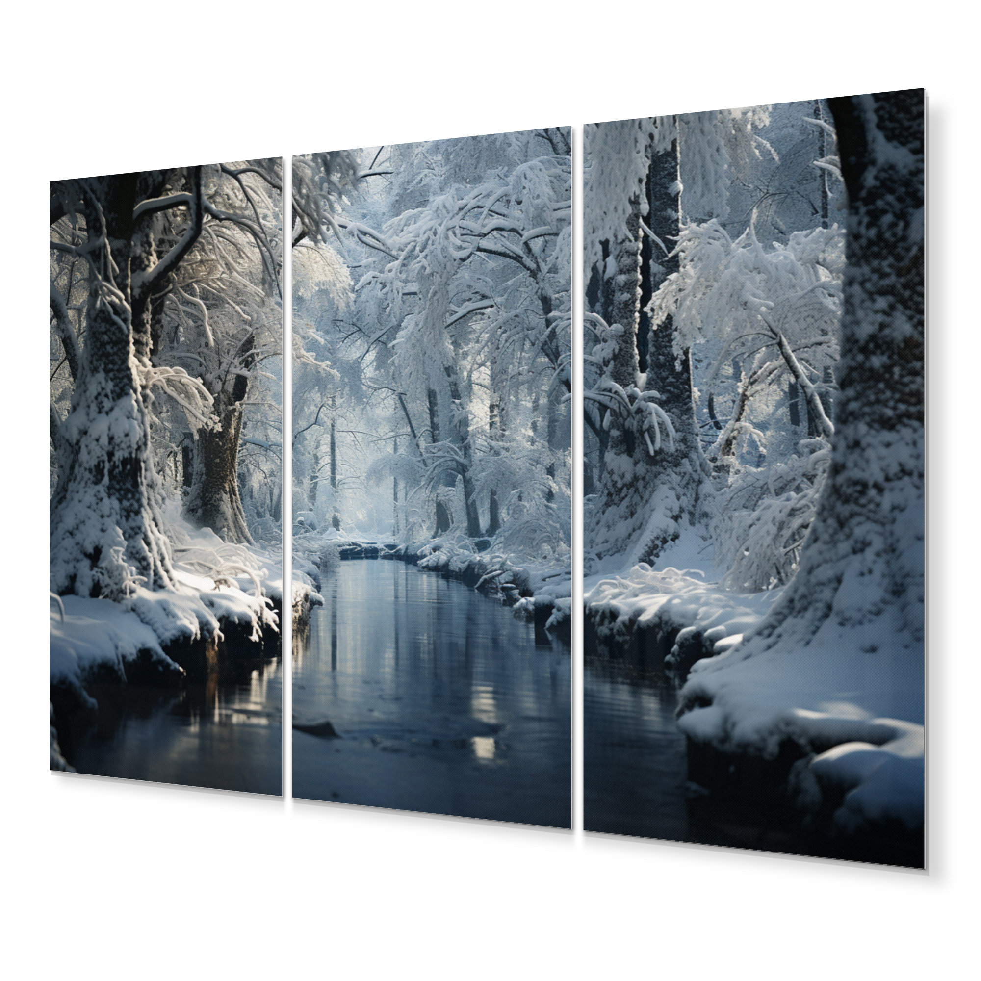 Millwood Pines Winter Silent Woods III - Landscapes Metal Wall Decor ...