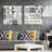 Geometric Line On Canvas 2 Pieces Print-88315401
