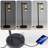 Set Of 2,  H20 Inch Industrial Style Table Lamp With Touch Control, Usb Port, And Dimmable Led