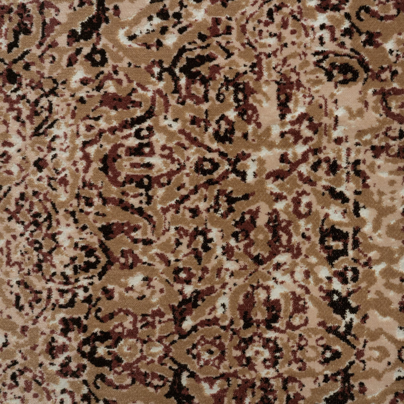 Elsa Cut Velvet Fabric, Garnet