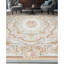 Hand-Knotted High-Quality Green and Beige Area Rug