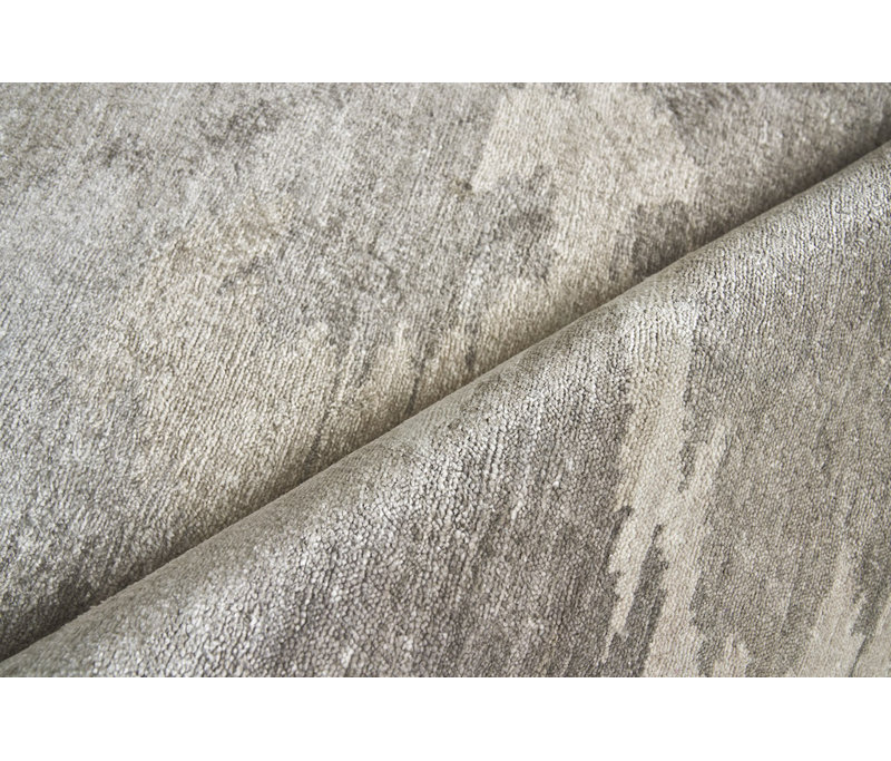 Handmade Abstract Area Rug, Rectangle 6' x 9'