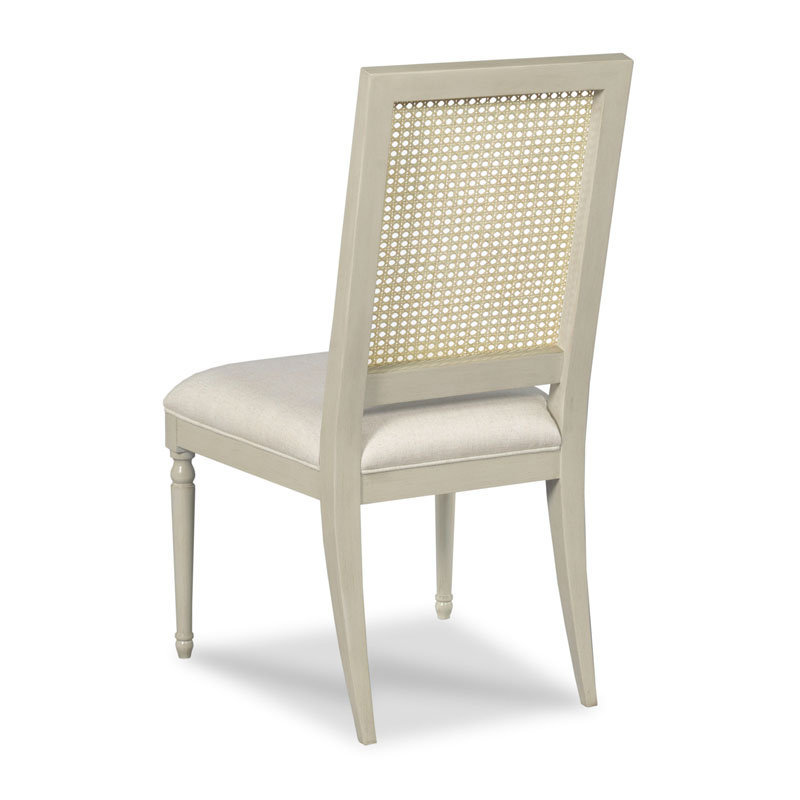 Chaise d'appoint en lin beige Collette, Graystone