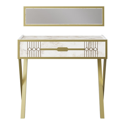 Caswell Dressing Table with Mirror