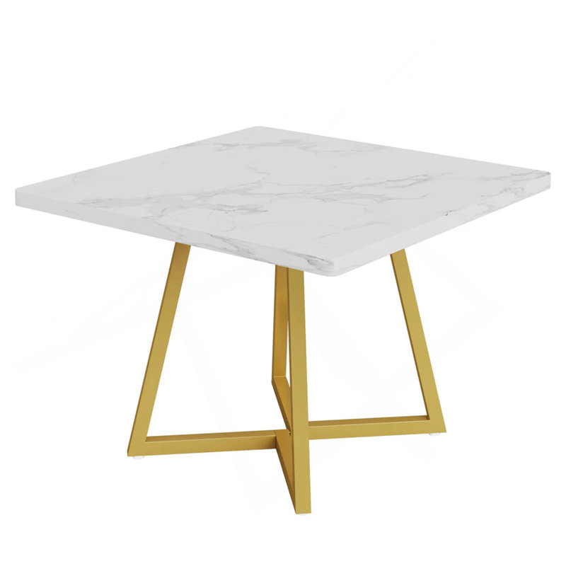 Table basse rétro, table de salle à manger carrée, table de cuisine (table seulement)