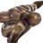 Cleophis Polystone Diver Decorative Bronze Sculpture with Black Base