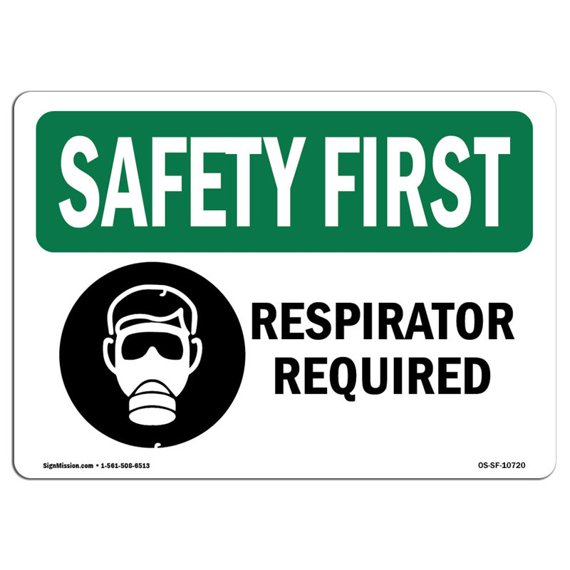 Safety Instructions Sign, 12" H x 18" W x 0.1" D