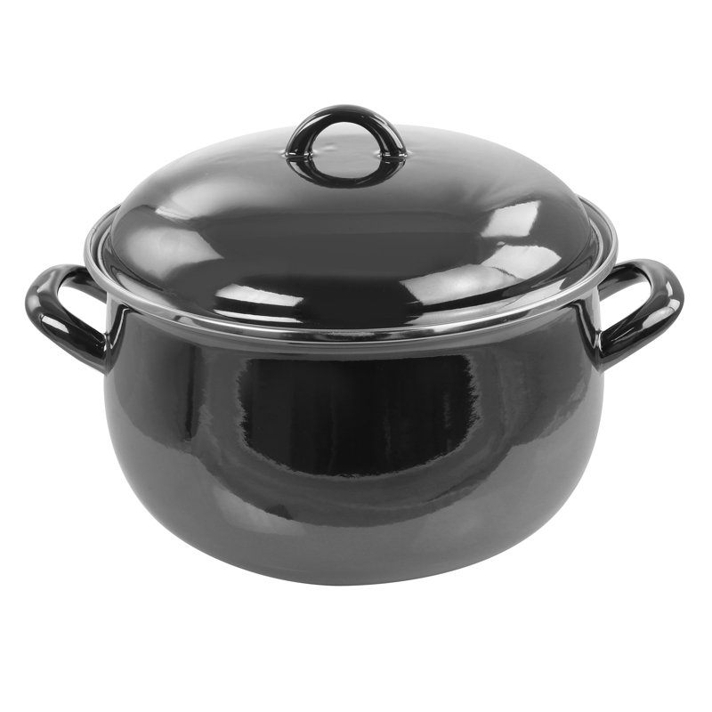 Cocotte en acier 6,5 pintes avec couvercle Martha Stewart