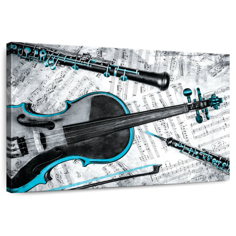 Abarca Musical Instruments Pop, 24" H x 36" W