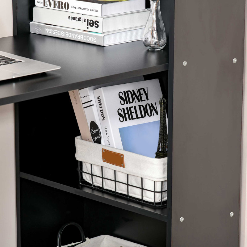 Writing Desk, Black/Black
