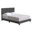 Diamond Linen Upholstered Platform Bed Frame with Adjustable Headboard - Boyd Sleep-1427847244-1427847254