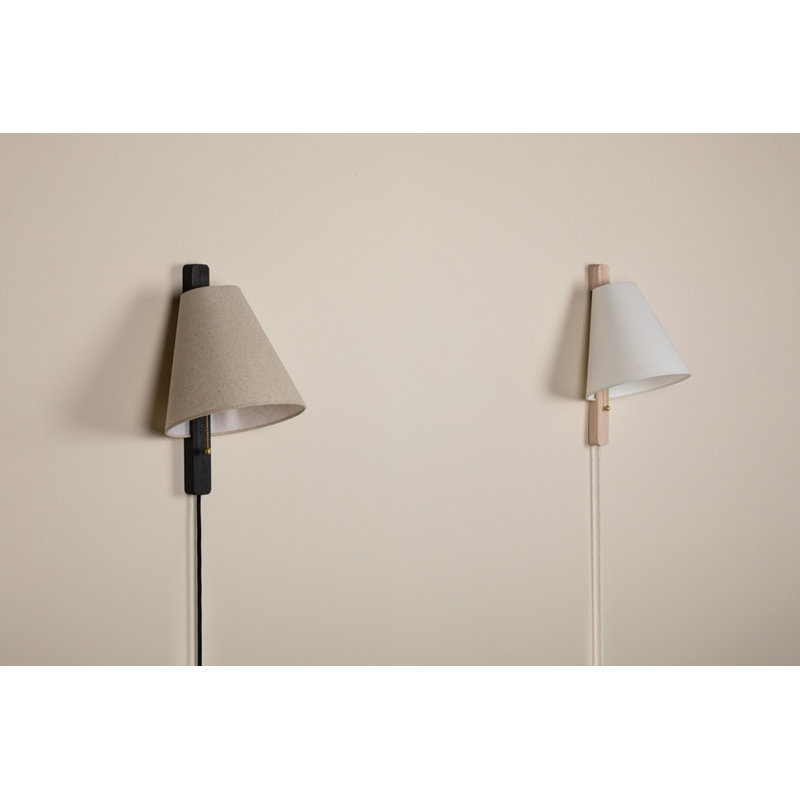 Ellen 1 Light Plug-in Plug-in Sconce, Brown