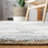 Hand Tufted Wool/Cotton Southwestern Rug in Light Gray-1635778400