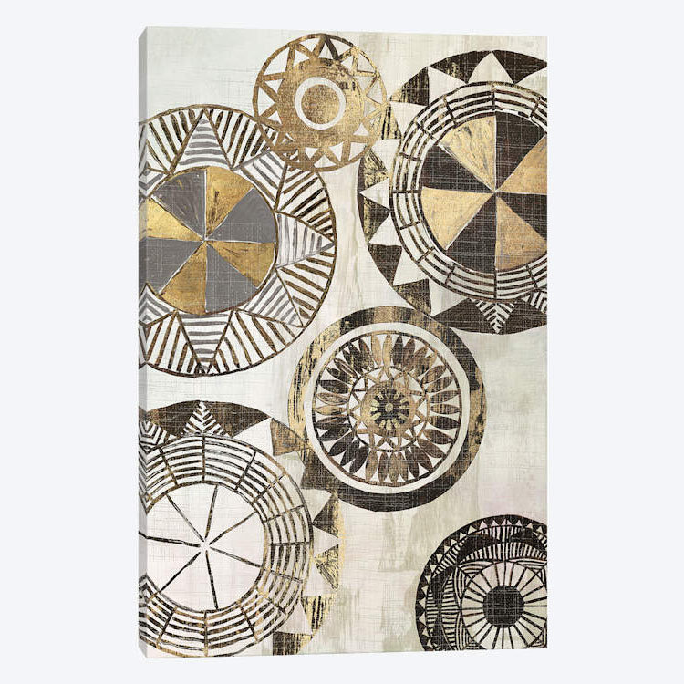 « africain rings i », impression sur toile, H 60 po x l 40po x P 1,5 po