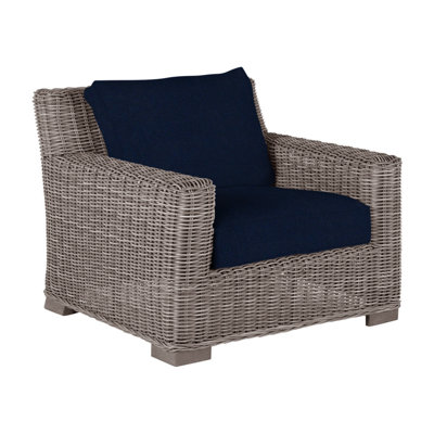 Rustic Woven Lounge Chair