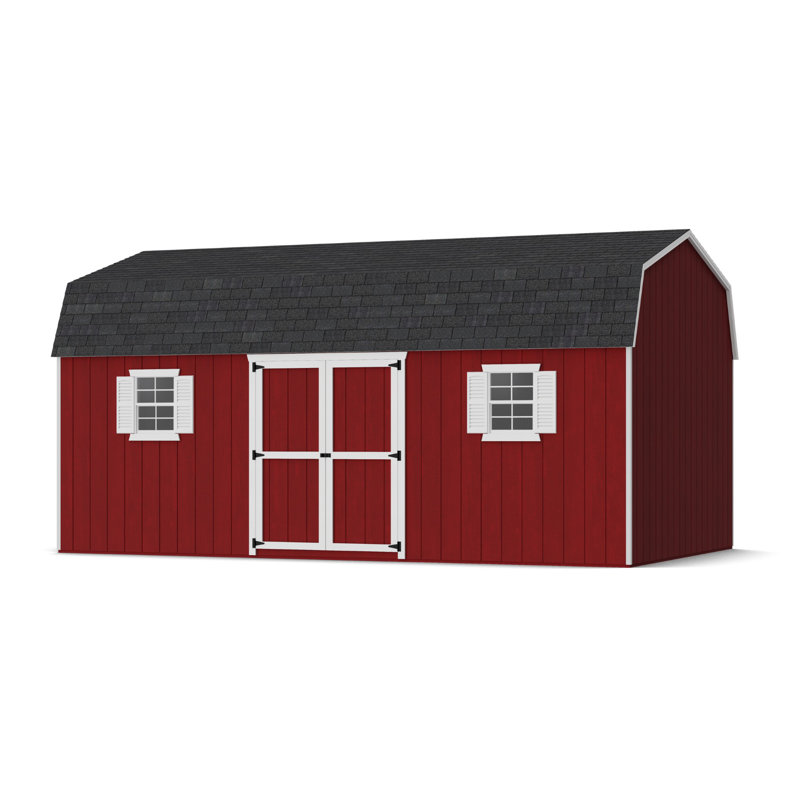 Value Gambrel Workshop Shed, 12x20 Without Floor