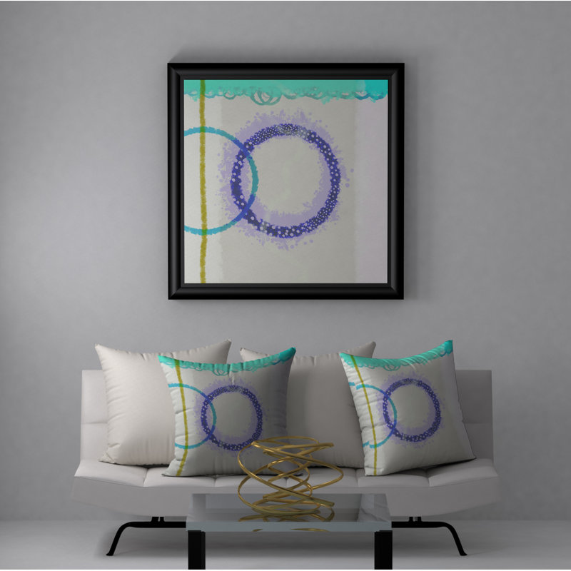 Housse de coussin carrée/insert, H 18 po x l 18 po