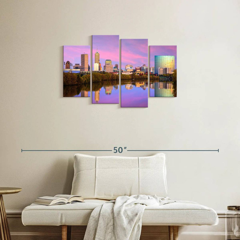 Keesha Indianapolis Skyline Reflection